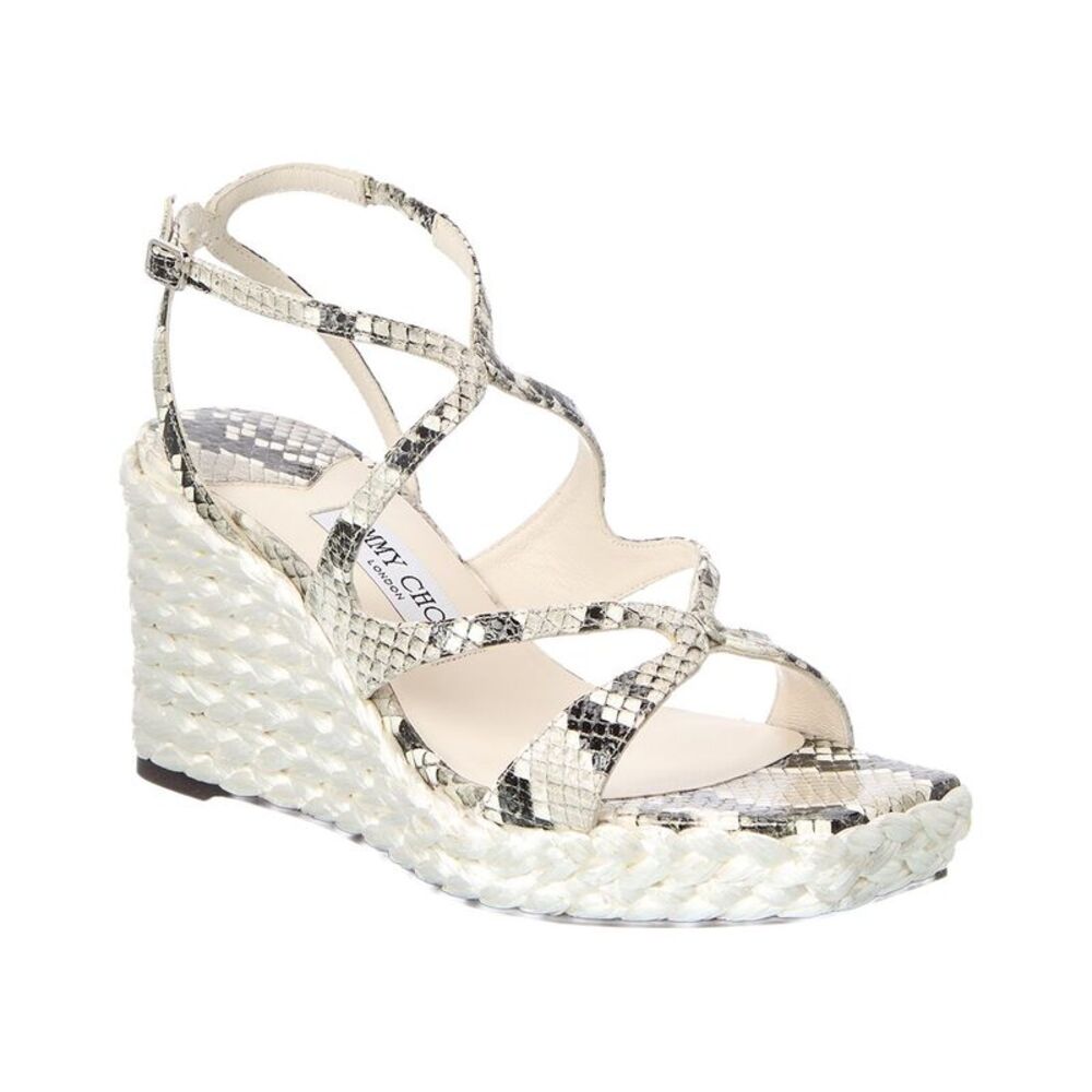 Jimmy Choo Leather Sandal, Silver